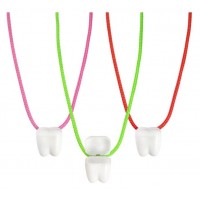 Sherman Dental 1" WHITE TOOTH SAVER NECKLACE